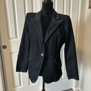 White House Black Market Jean Blazer